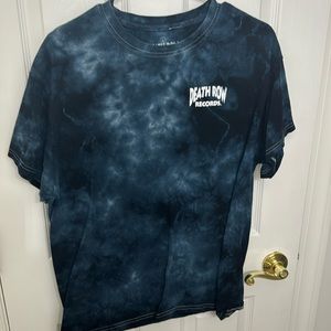 Blue tie-dye T-shirt